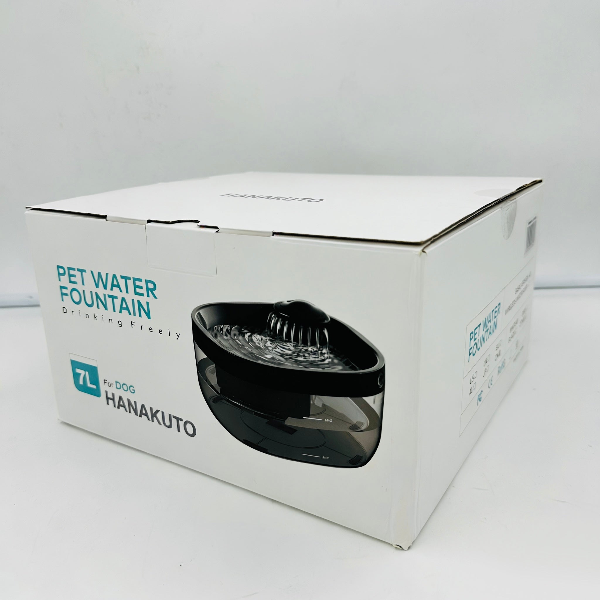 HANAKUTO 7L Wireless Cat Water Fountain